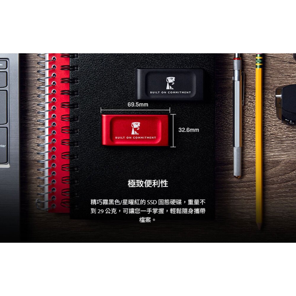 【SXS1000/1000GA】 金士頓 1TB 行動固態硬碟 USB 3.2 G2 讀取1050MB/s-圖片-2