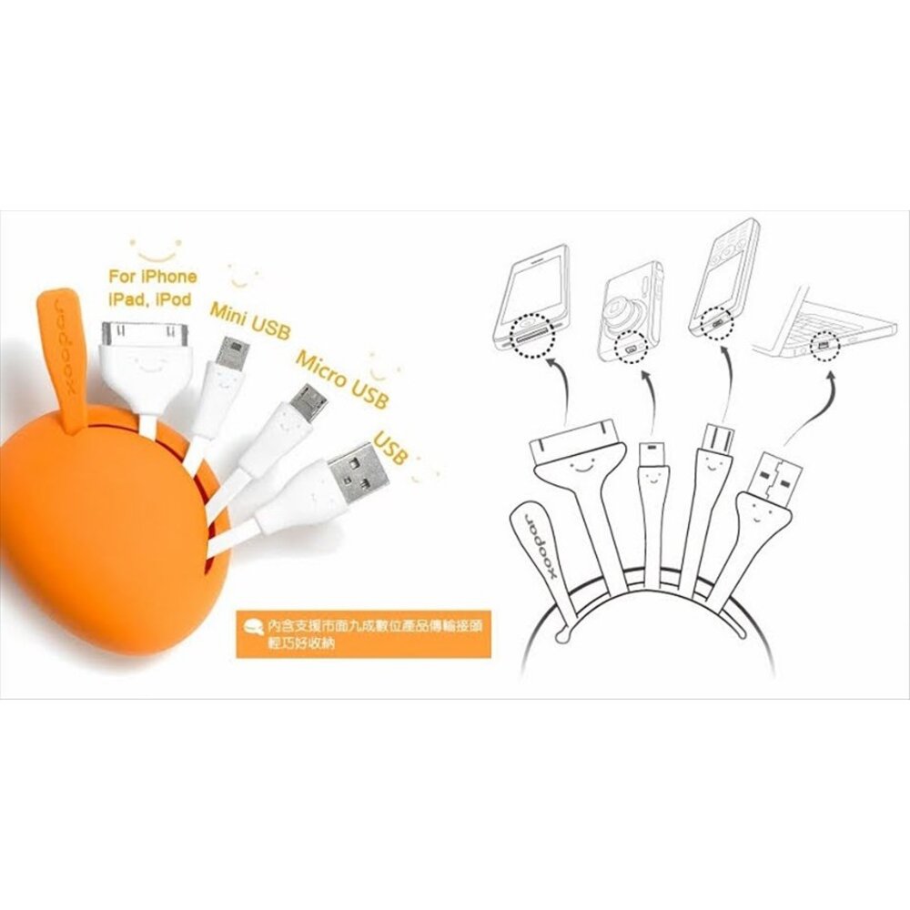 限時下殺 【Spider】 多合一轉接 萬用傳輸線 30PIN MINI-USB Micro-USB USB-圖片-3