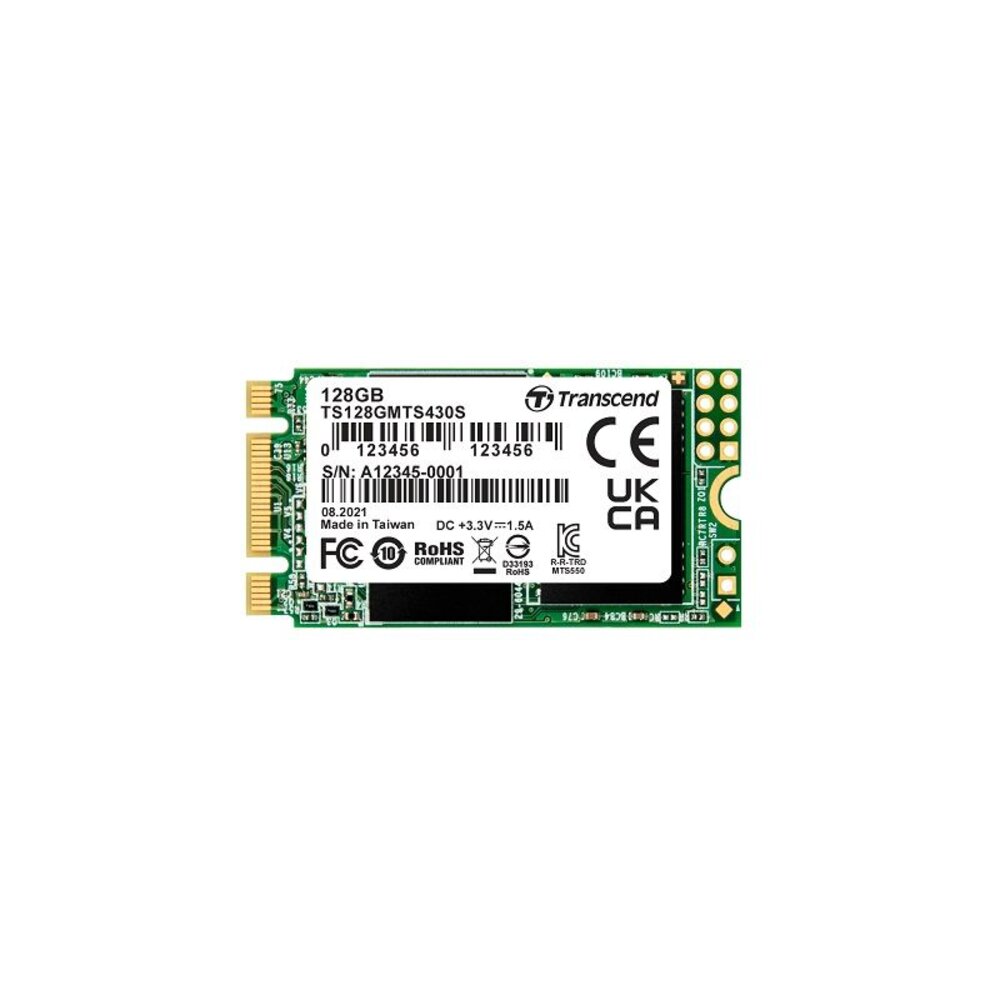 【TS128GMTS430S】 創見 M.2 2242 SATA 3 SSD 固態硬碟 封面照片