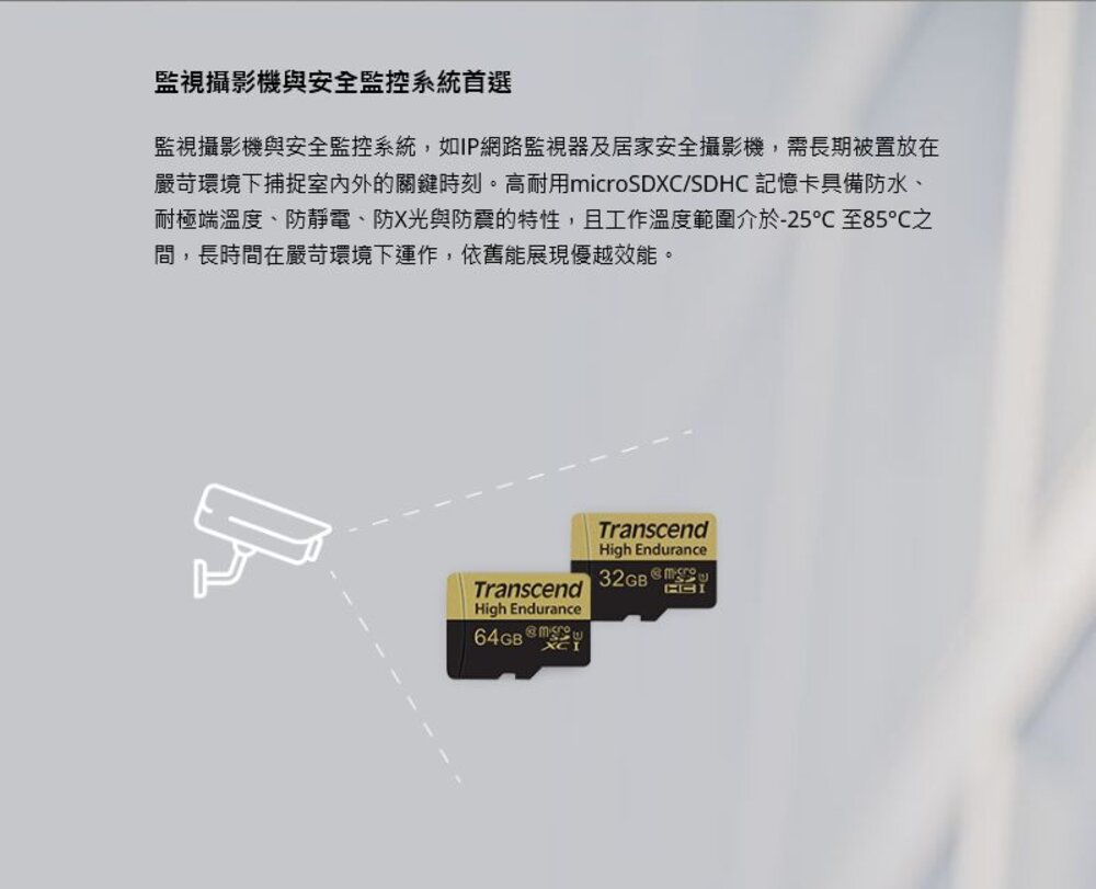 【TS16GUSDHC10V】 創見 16GB MLC Micro SDHC 高耐用 記憶卡 行車紀錄器專用-圖片-3