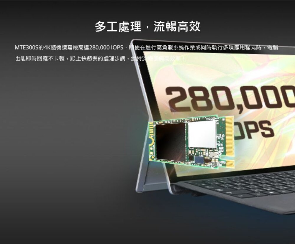 【TS1TMTE300S】創見 1TB M.2 2230 SSD 掌上型電腦 掌機用 固態硬碟-圖片-3
