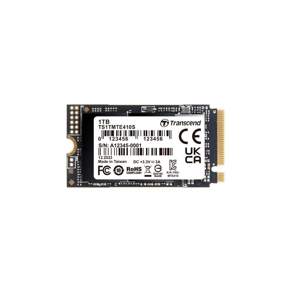 TS1TMTE410S-【TS1TMTE410S】 創見 1TB M.2 2242 PCIe Gen4x4 SSD 固態硬碟