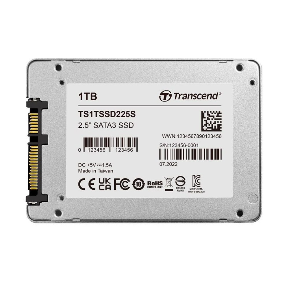 TS1TSSD225S-【TS1TSSD225S】 創見 1TB 225S SATA 3 SSD 固態硬碟 3年保固