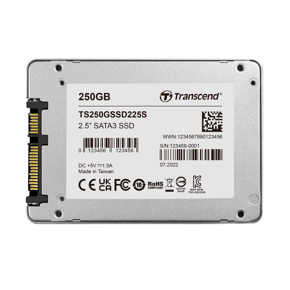 【TS250GSSD225S】 創見 250GB 225S SATA 3 SSD 固態硬碟 3年保固 封面照片