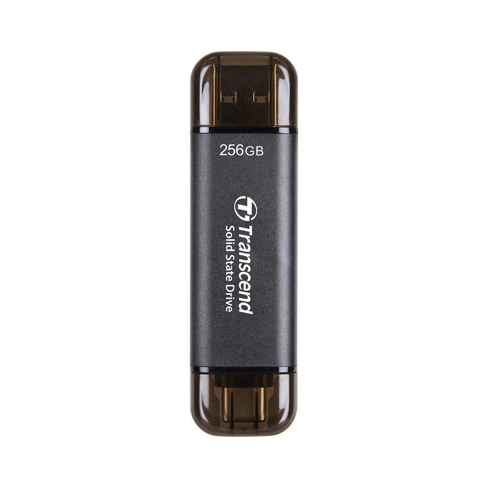 TS256GESD310C-【TS256GESD310C】 創見 256GB ESD310C 超迷你 行動固態硬碟 雙介面設計 5年保固