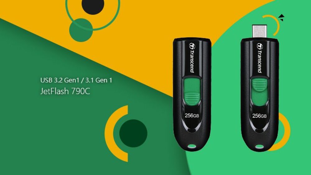 【TS256GJF790C】 創見 256GB JF790C Type-C 無蓋伸縮式 隨身碟-圖片-2