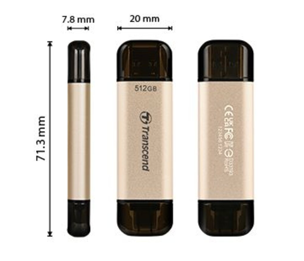 【TS256GJF930C】 創見 256GB Type A C 電腦 手機 高速隨身碟 手機用免拆保護套-圖片-6