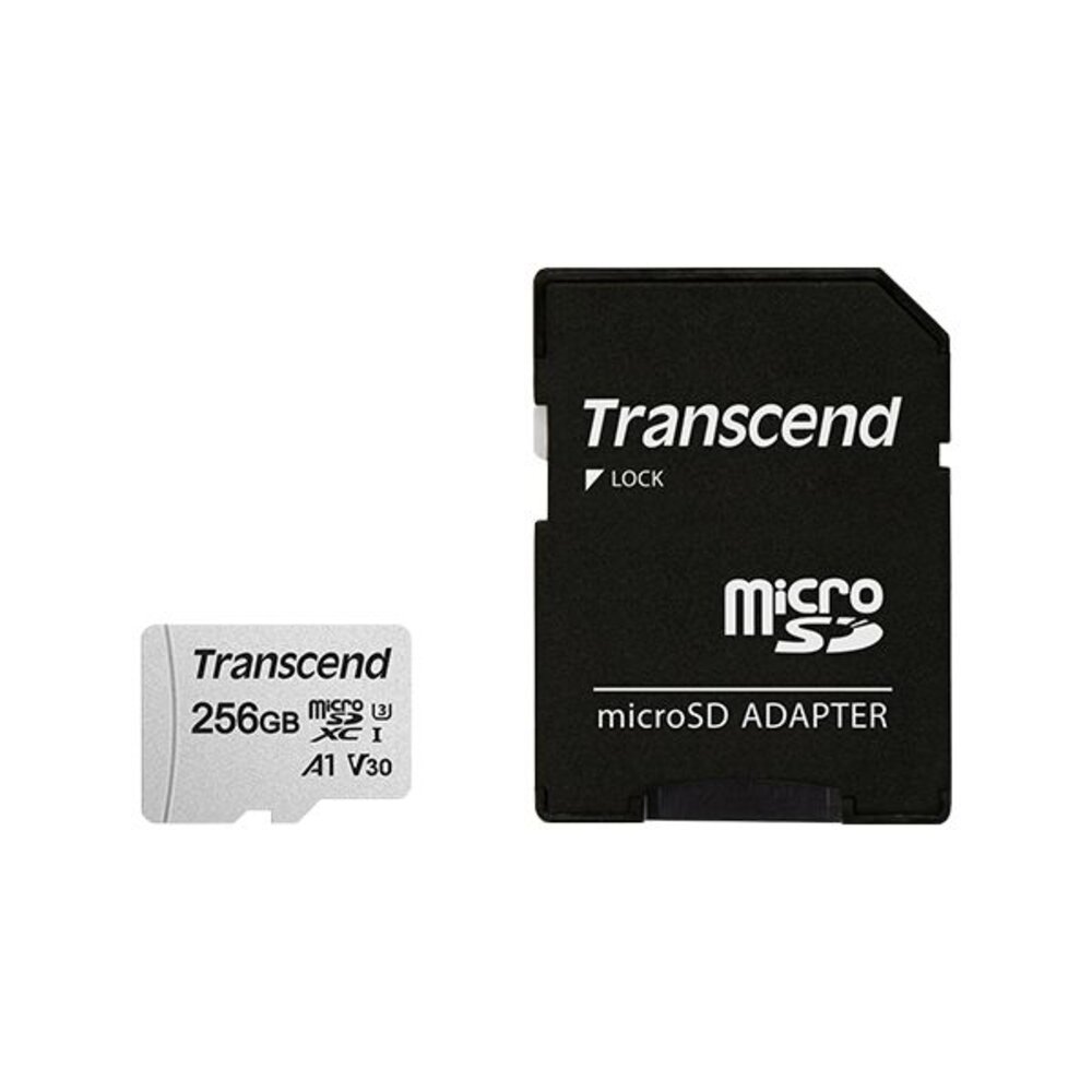 【TS256GUSD300S-A】 創見 256GB Micro SDXC 手機 記憶卡 U3 A1 V30 封面照片