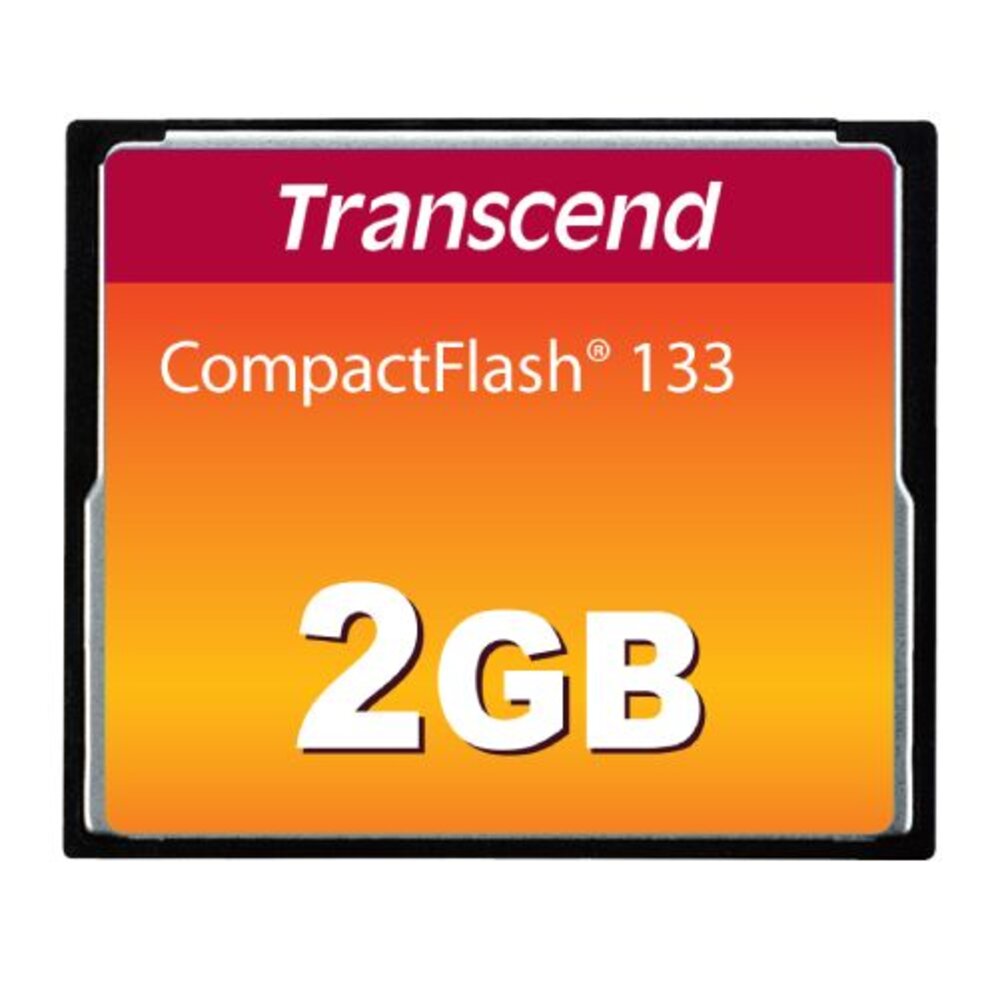 TS2GCF133-【TS2GCF133】 創見 2GB 133X MLC 晶片 CF 記憶卡 部分工具機可用