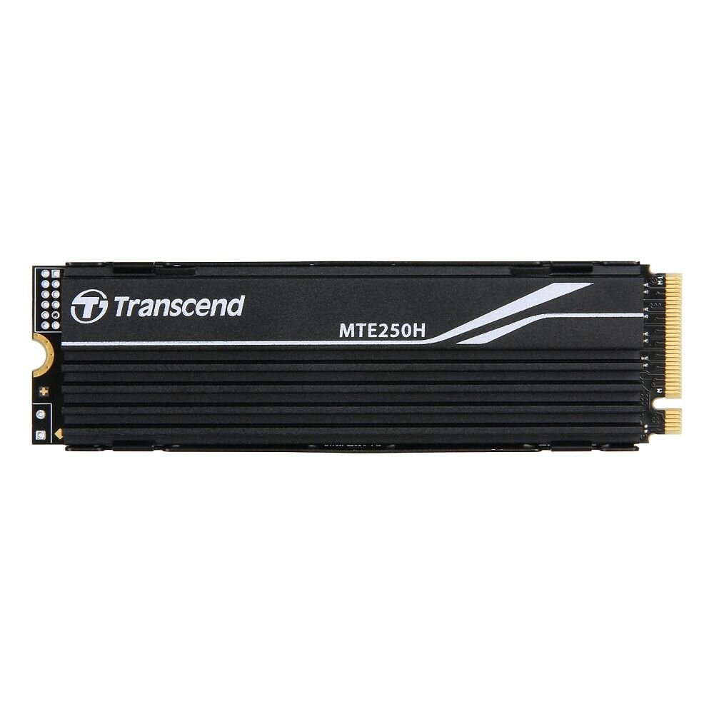 TS2TMTE250H-【TS2TMTE250H】 創見 2TB M.2 NVMe PCIe SSD 固態硬碟 附加鋁鰭式散熱片