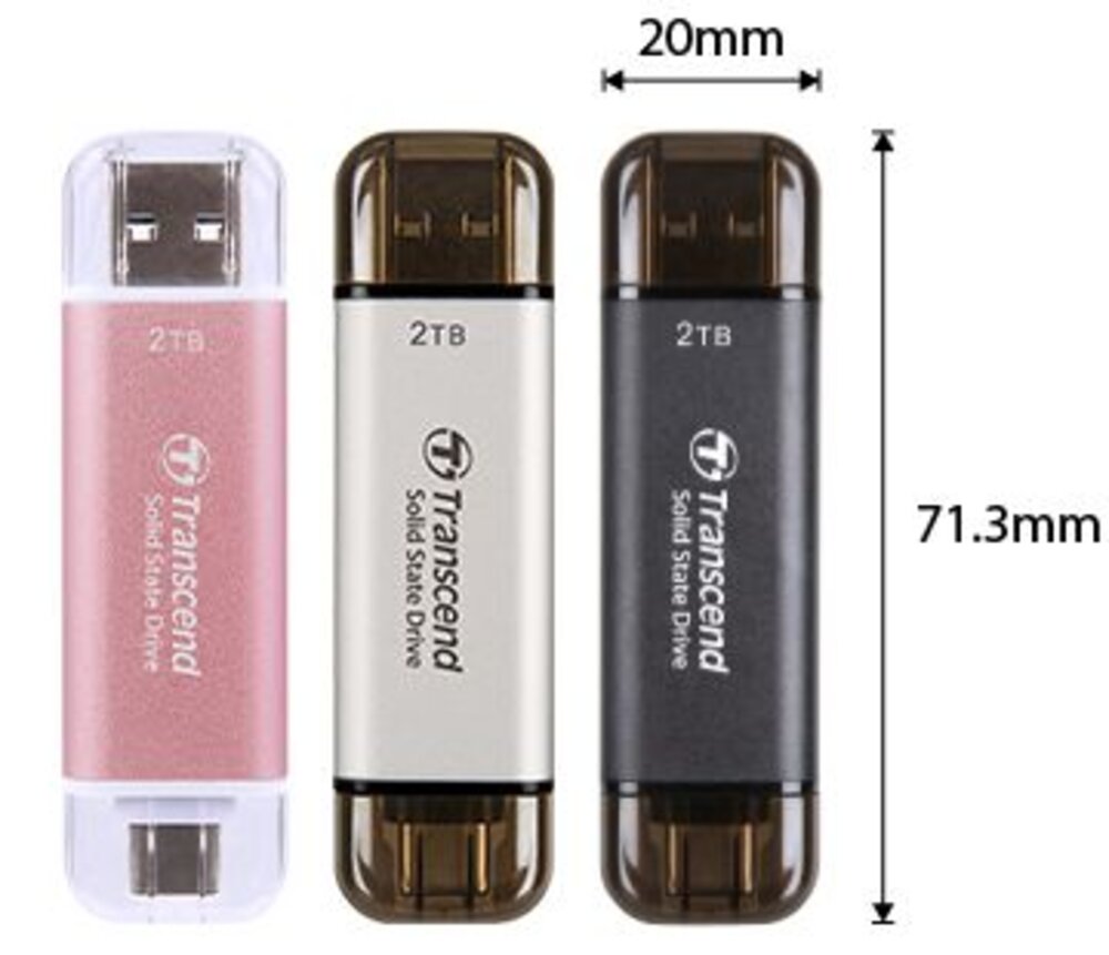 【TS512GESD310】 創見 512GB ESD310 超迷你 行動固態硬碟 雙介面設計 5年保固-圖片-8