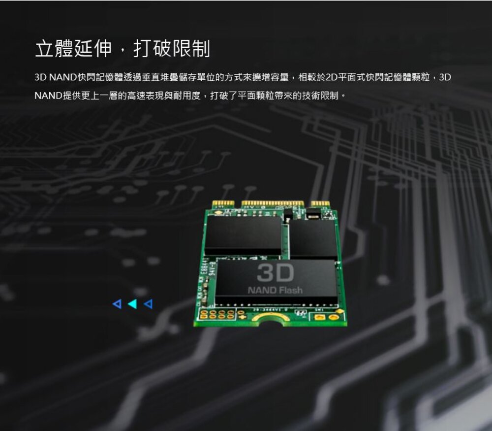 【TS512GMTS430S】 創見 M.2 2242 SATA 3 SSD 固態硬碟-圖片-1