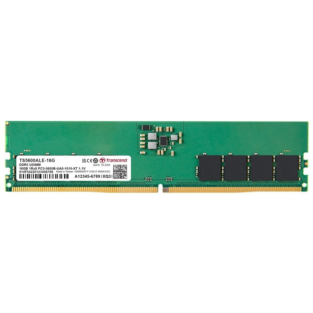 【TS5600ALE-16G】 創見 16GB DDR5-5600 桌上型 品牌顆粒 記憶體 終身保固 封面照片