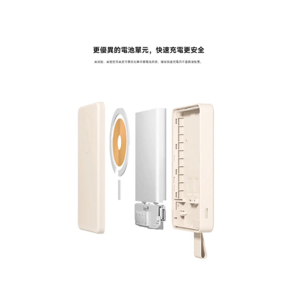 【WPB0620MI】 小米 Xiaomi 無線 磁吸 行動電源 6000 mAh Qi 貼合即充 秒變支架-圖片-7