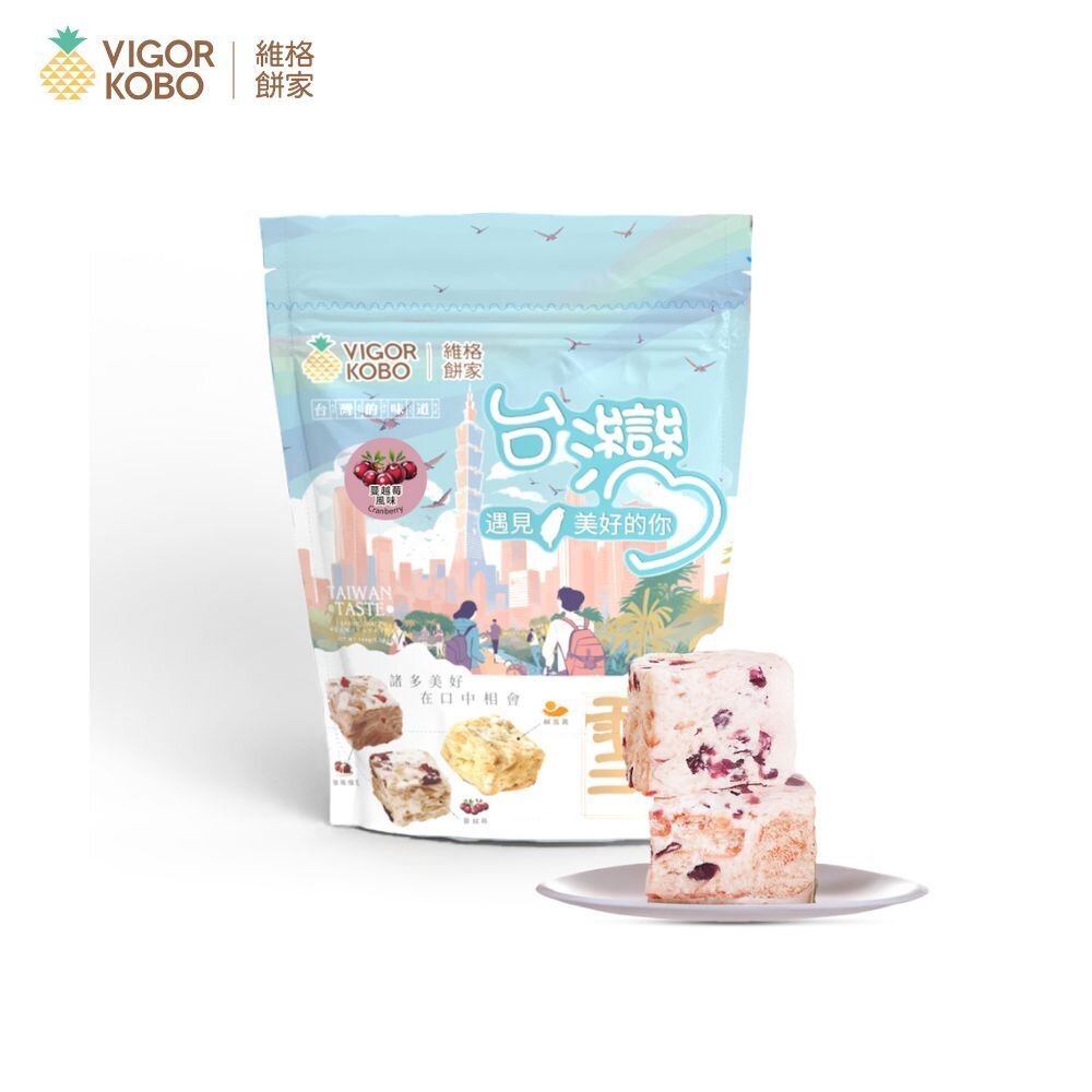 4171030044-【維格餅家】雪花餅(蔓越莓)12入袋｜官方旗艦店