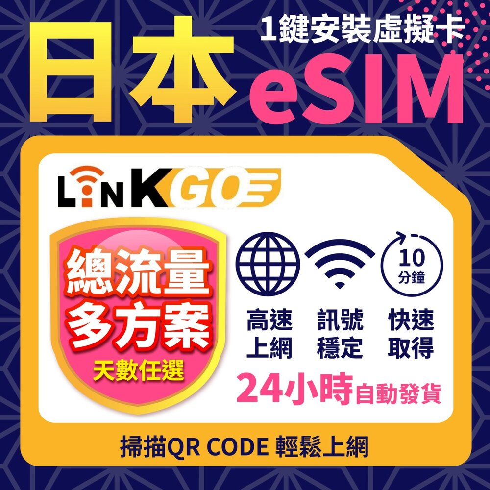 251017141220-【LinkGO 白鑽卡】日本eSIM 總流量款 多天多組合方案  5G/4G高速 多電信 日本 北海道 東京