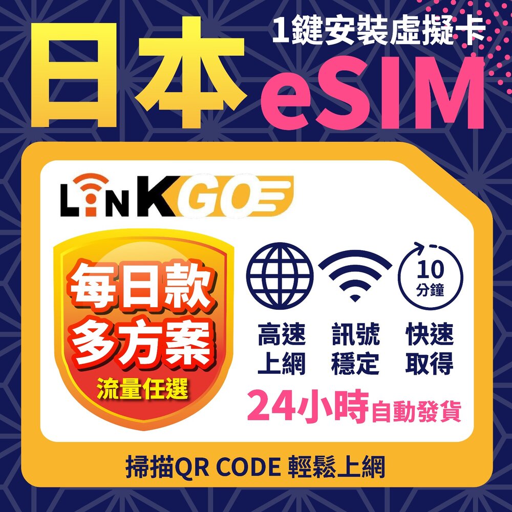 251017154129-【LinkGO 白鑽卡】日本eSIM 每日流量款 多天多組合方案 5G/4G高速 多電信 北海道 東京 大阪 神戶