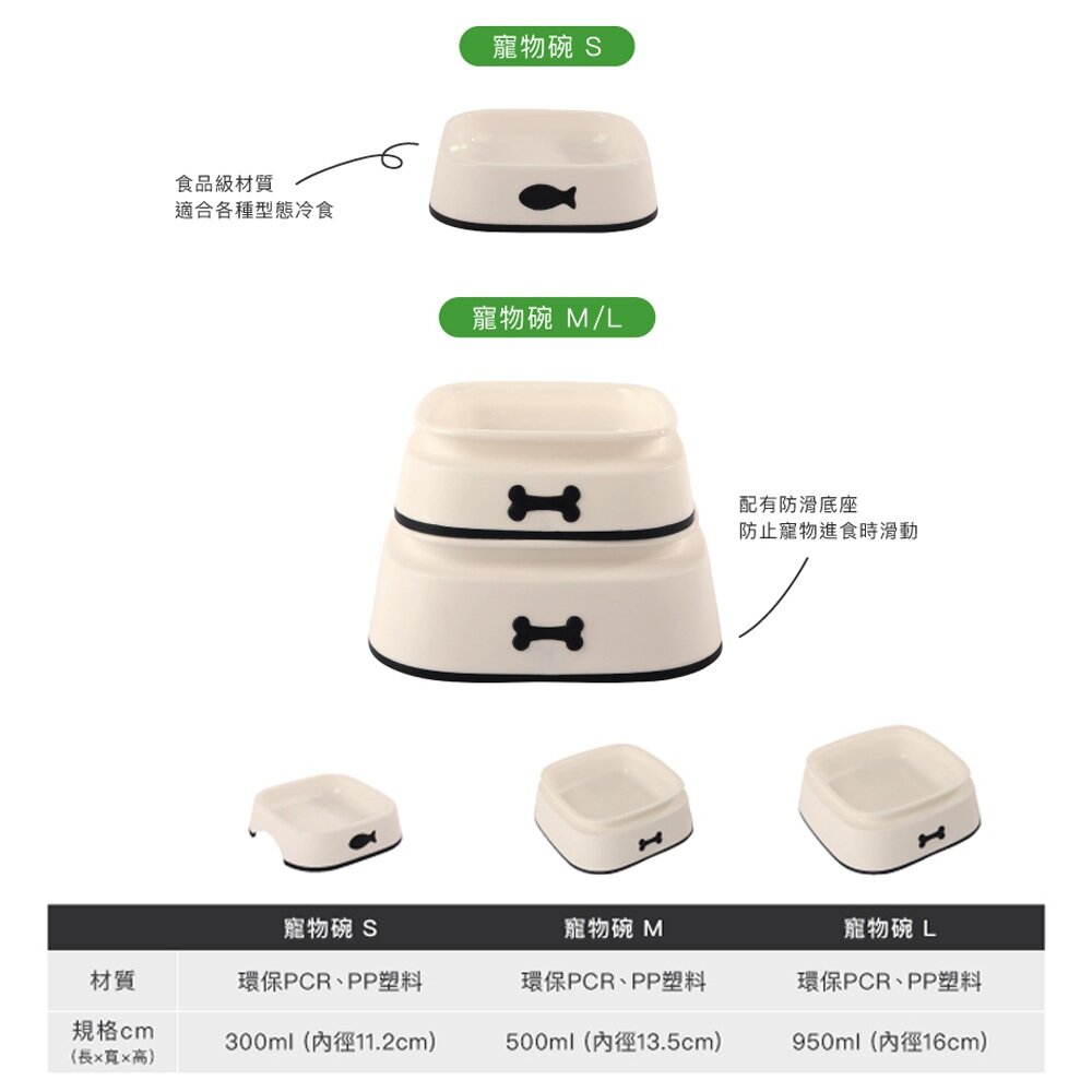 Minus One 邁樂思|綠境用品 寵物碗系列 多功能餵食碗 寵物碗 貓碗 狗碗 食碗 喝水碗『WANG』-圖片-4