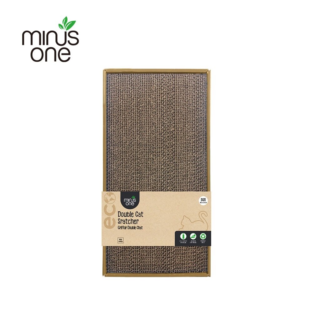 Minus One 邁樂思|環保貓抓板系列 耐抓雙面貓抓板 貓抓板『WANG』-圖片-2