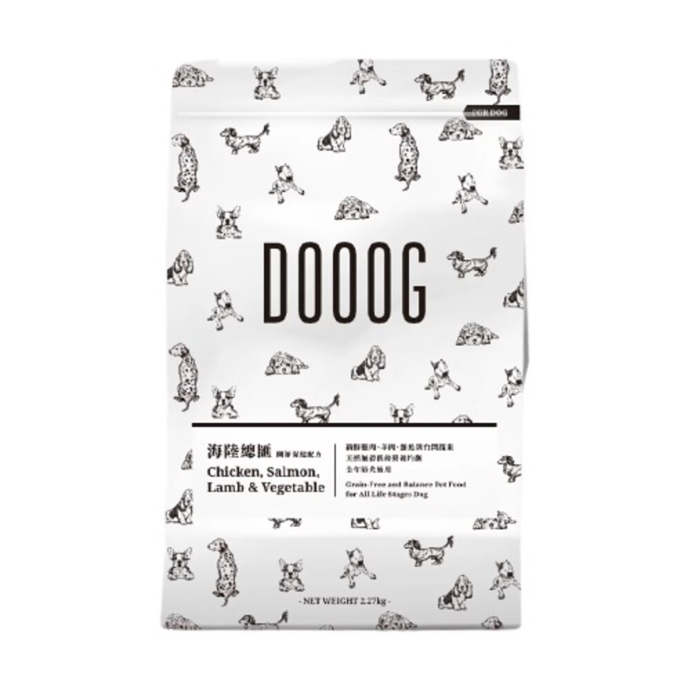 DOOOG 天然無穀犬糧 400g 海陸總匯 營養均衡主食配方 無榖犬 犬糧『WANG』-圖片-1