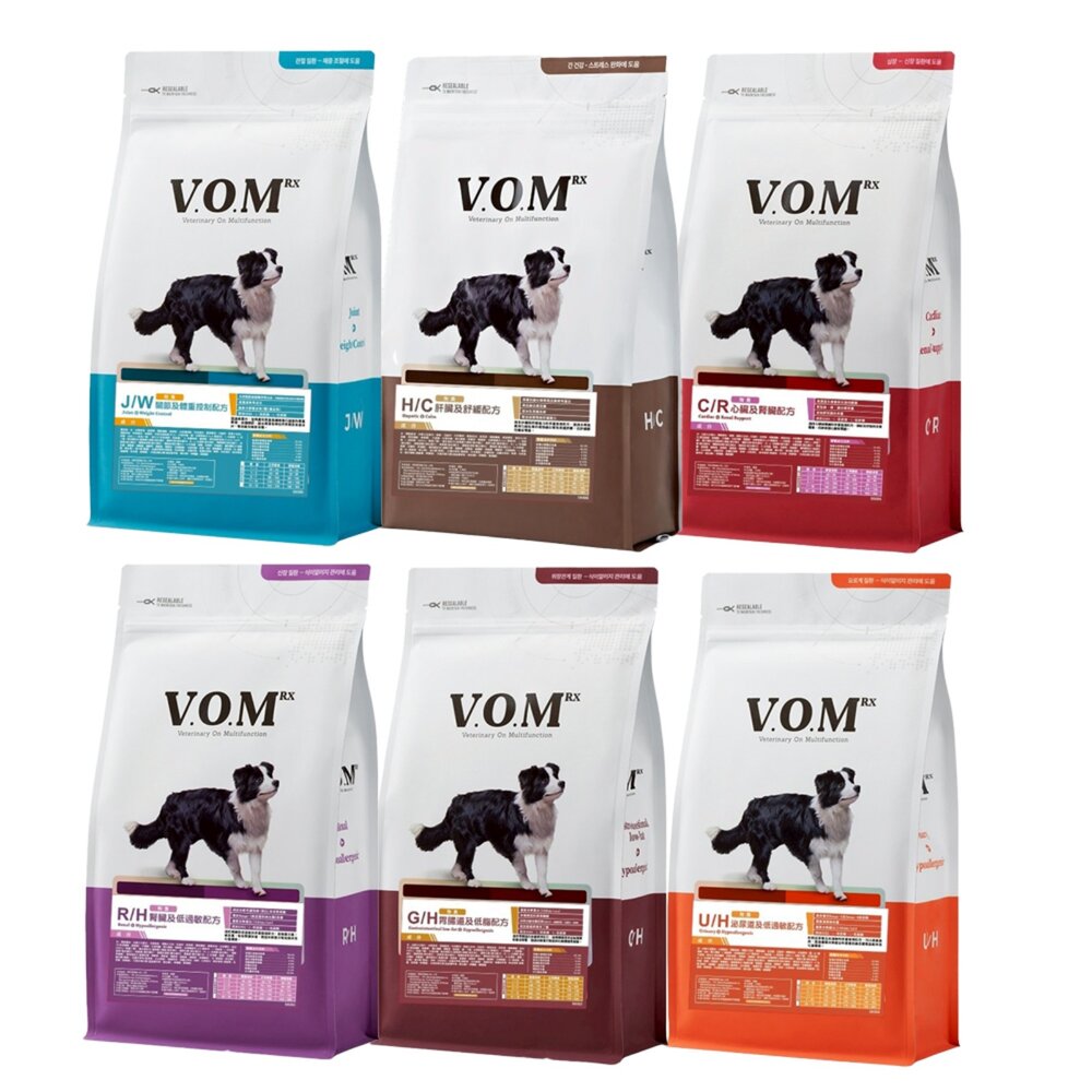 韓國 VOM 犬用複合處方飼料 1.4KG 泌尿道 腸胃道 腎臟 關節保健 狗主食 狗乾糧 狗飼料『WANG』-圖片-1