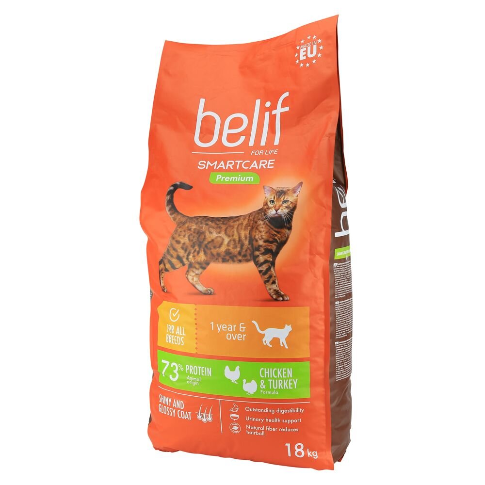 立陶宛 比利夫 belif 貓飼料 7.5Kg 18kg 幼貓 皮毛腸胃 泌尿道保健 貓乾糧 貓主食 貓飼料『WANG』-圖片-4