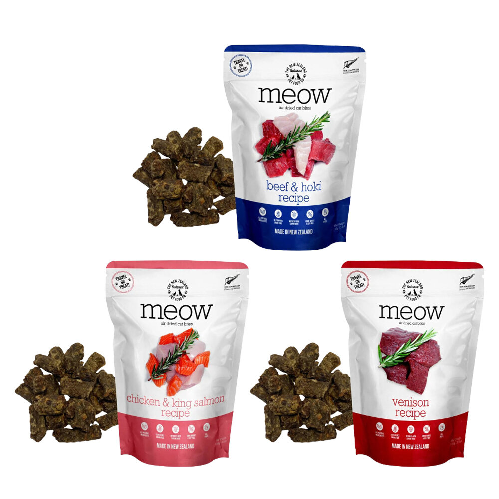 NZ Natural 鮮開凍 meow 貓咪香酥風乾鮮肉餐 牛肉鱈魚 750g 貓零食『WANG』-圖片-3