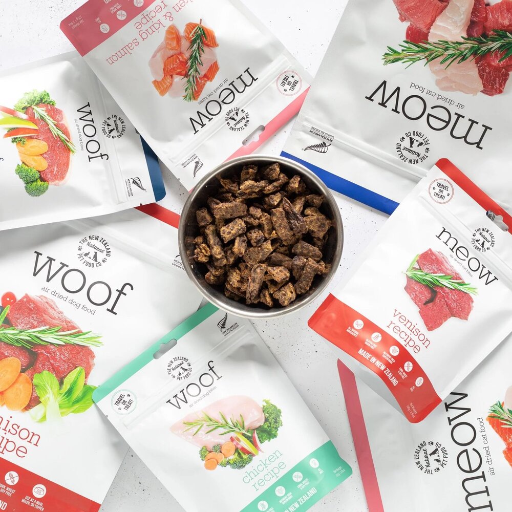 020202393-NZ Natural 鮮開凍 meow 貓咪香酥風乾鮮肉餐 牛肉鱈魚 750g 貓零食『WANG』