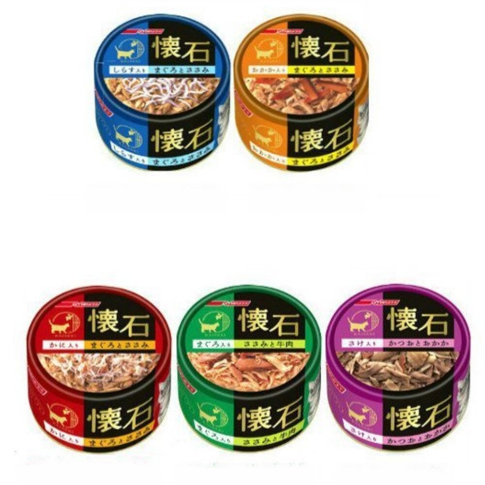030202285-0-日本 Carat 日清 新懷石貓罐80G 【6罐入隨機】貓罐頭『WANG』