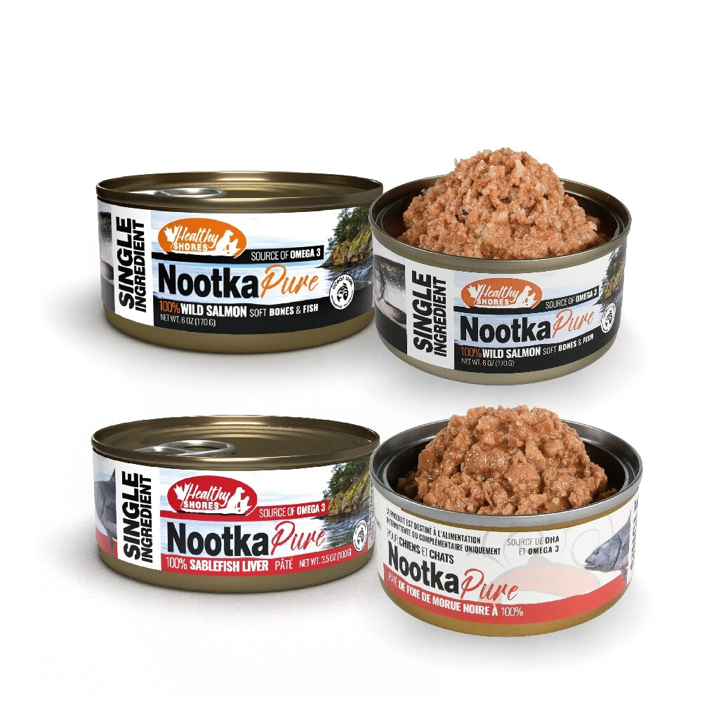 HEALTHY SHORES 健康海岸 汪喵營養補充罐【單罐】純黑鱈魚肝 100g 犬貓罐頭『WANG』-圖片-1