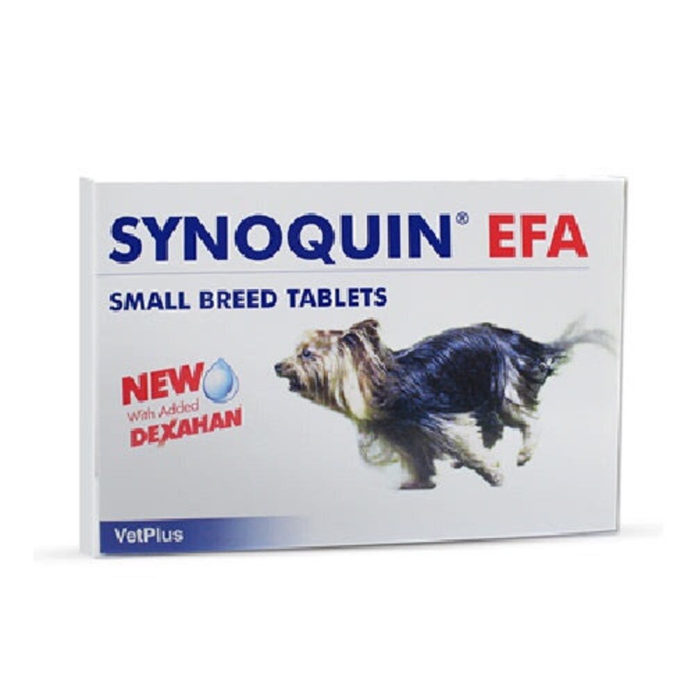 040100197-英國VetPlus 舒骼健SYNOQUIN EFA 健錠劑  小型成犬用-30錠『WANG』