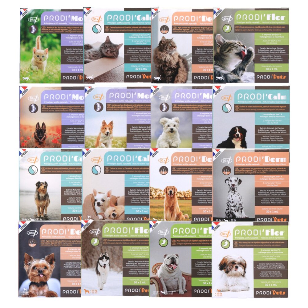 法國普洛迪安瓶 30入盒裝 情緒穩定益生菌 皮毛護理益生菌 腸胃道保健益生菌 關節肌肉保健益生菌 寵物保健『WANG』-圖片-1