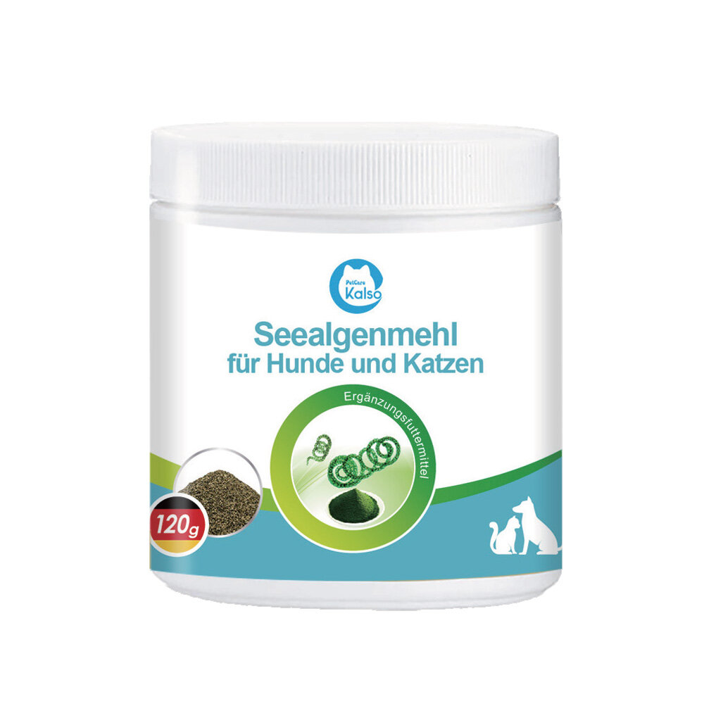 德國 Kalso 科德司 寵物海藻粉 120g/瓶【免運】德國進口 全齡犬貓適用『WANG』-圖片-1