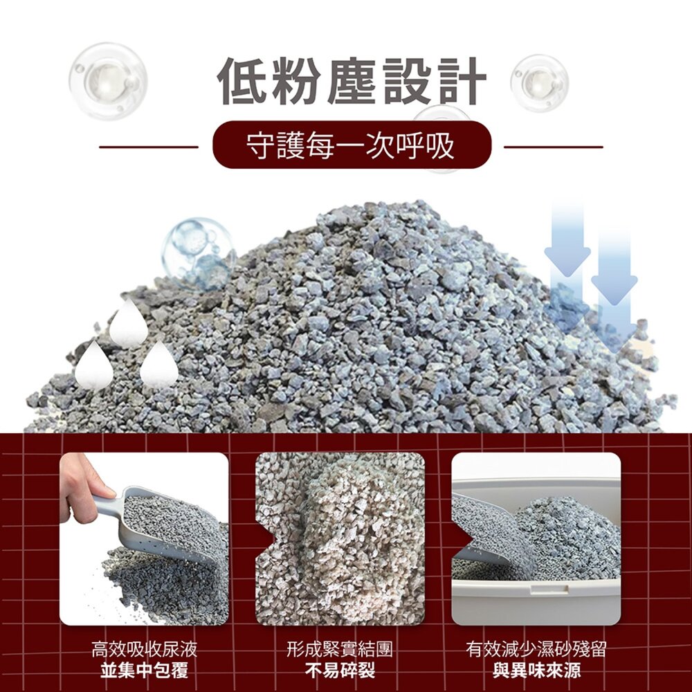 noba 高效凝結礦砂 39.7LB(18kg)【免運】藍鑽貓砂 礦砂 膨潤土 無塵細砂 貓砂『WANG』-圖片-3
