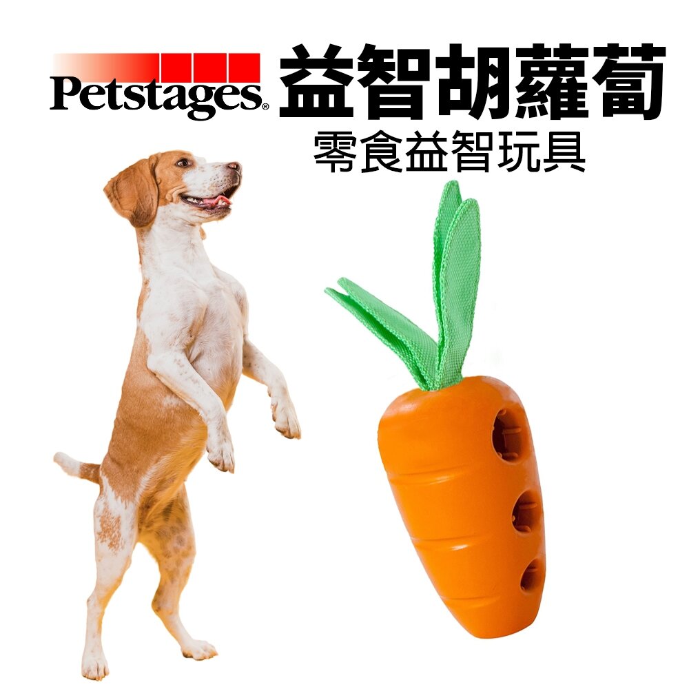 050401812-美國 Petstages 67674 益智胡蘿蔔  磨牙 潔齒 啃咬 益智玩具 藏食益智玩具『WANG』