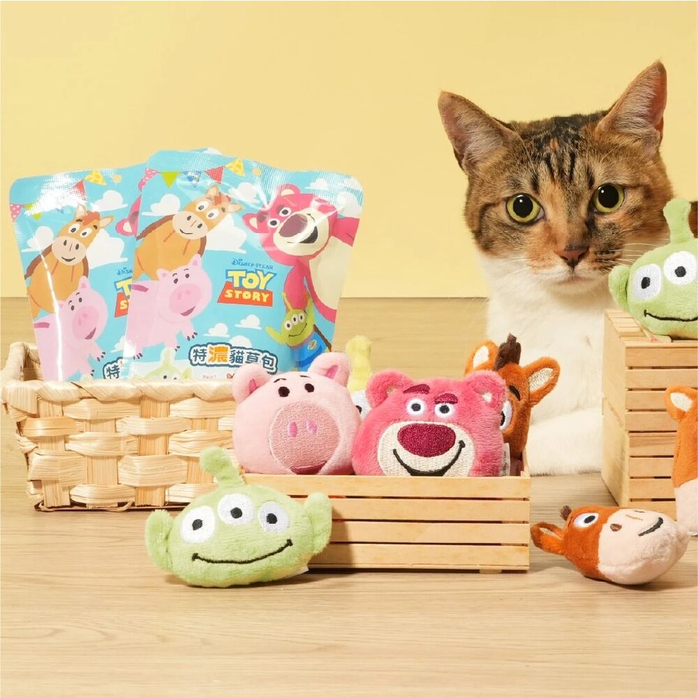 050402244-DogCatStar 汪喵星球 犬貓玩具 特濃貓草包(玩具總動員版)隨機1入 啾啾軟球 貓草玩具 狗玩具『WANG』