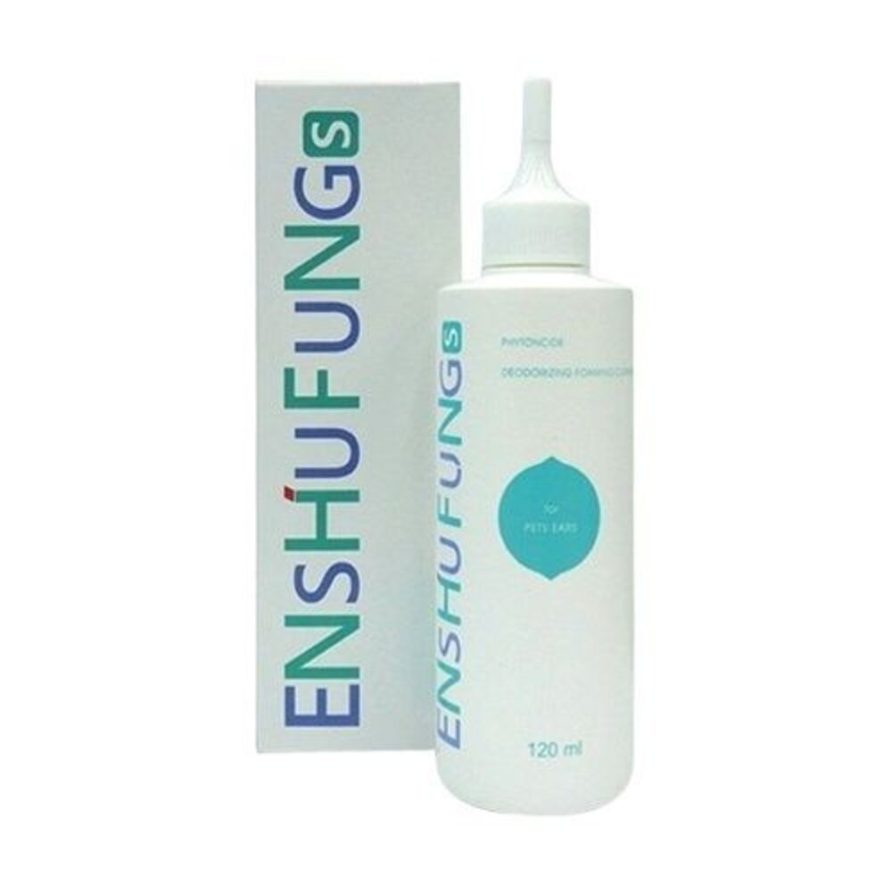 050500670-ENSHUFUNG恩舒芳 犬貓耳朵污臭異味洗劑(清耳液)120ml 不傷害耳內細嫩黏膜 犬貓適用『WANG』