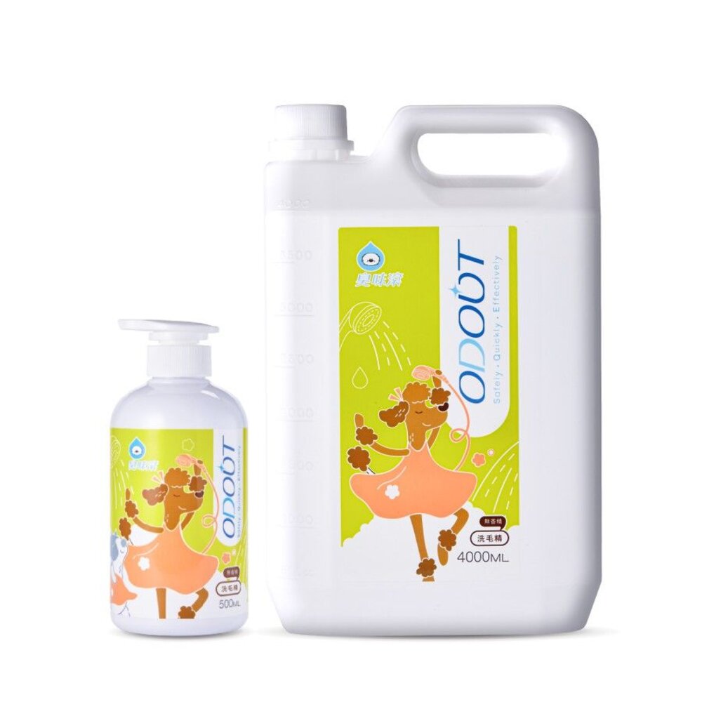 ODOUT 臭味滾 植萃純淨沐浴露 500ml 犬貓用 洗毛精 寵物洗毛精『WANG』-圖片-3