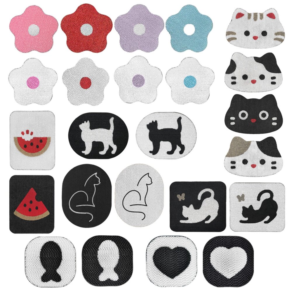 PawZone ClawNest 貓抓板|掛牆可黏貓抓板 立式貓抓板 貓頭 小花朵 西瓜 黑白極簡 可貼式『WANG』-圖片-1