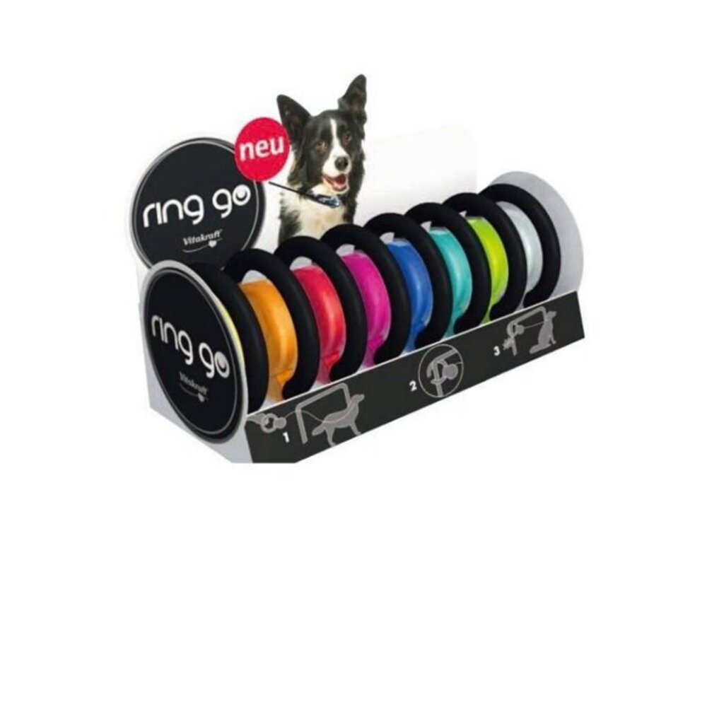 050701240-德國 Vitakraft Ring go 圈狗 時尚捲軸拉繩 RINGGO RING-GO 伸縮拉繩 新設計『WANG』