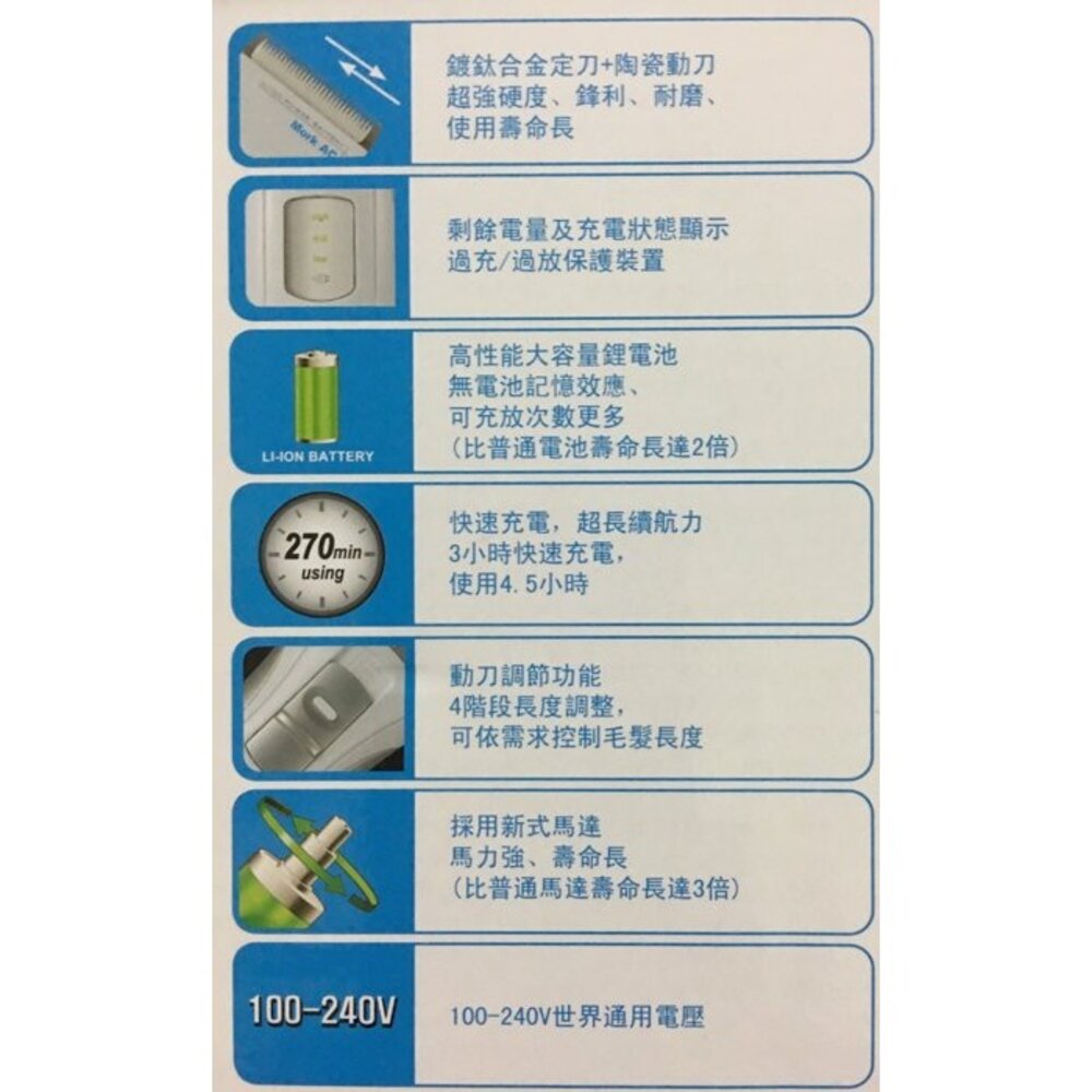 ERNTE 韓國 Mork AC可調式寵物美容電剪 店長美容師推鑑產品『WANG』-圖片-3