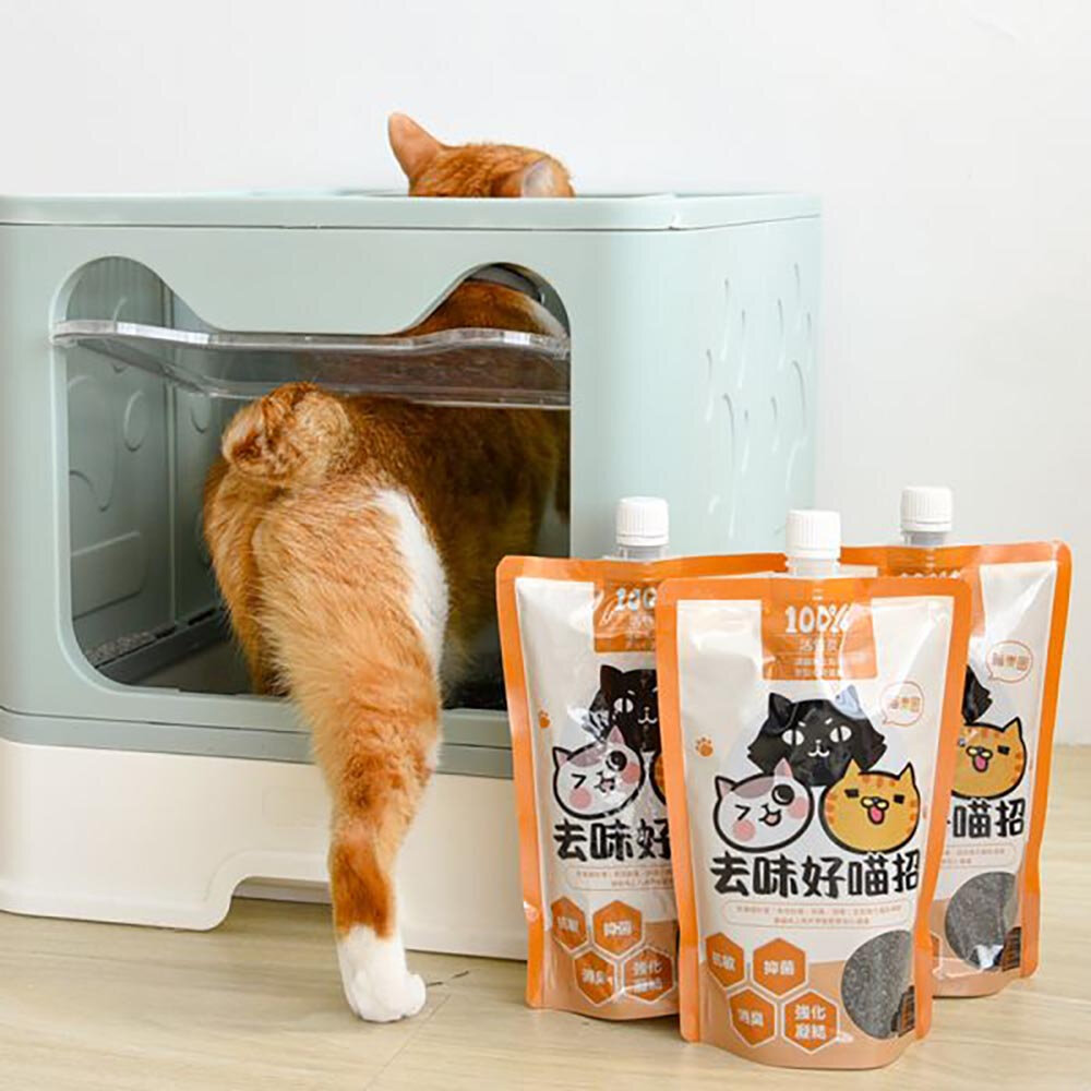 050706921-Parkcat 貓樂園 去味好喵招 100%活性碳 385g 主子尿尿再也不臭了 貓砂『WANG』