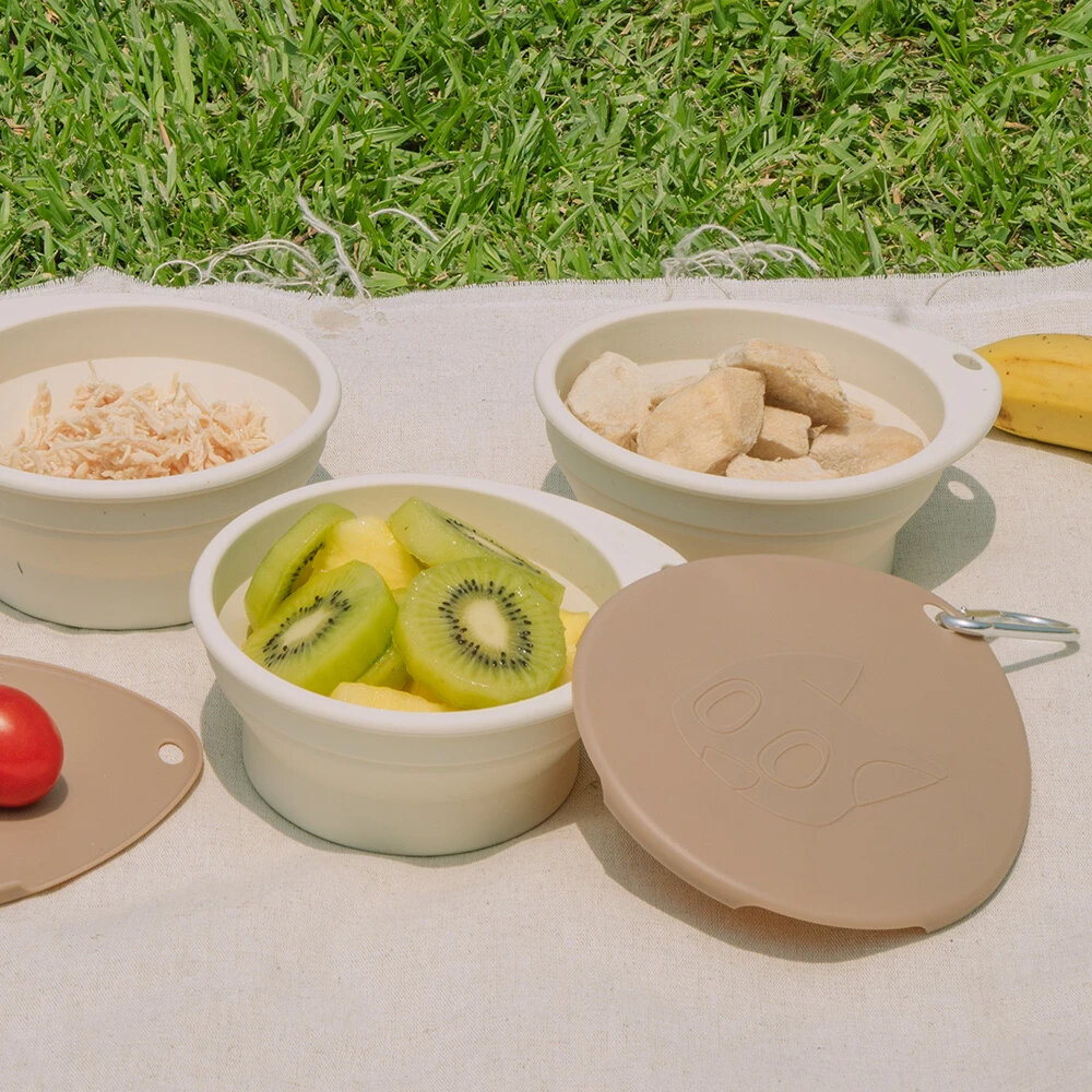 LitoMon 怪獸部落 漫步雲端 吸盤式貓吊床 貓窗台 防塵折疊碗 可摺疊收納 防塵碗 寵物餐碗 貓跳台『WANG』-圖片-6