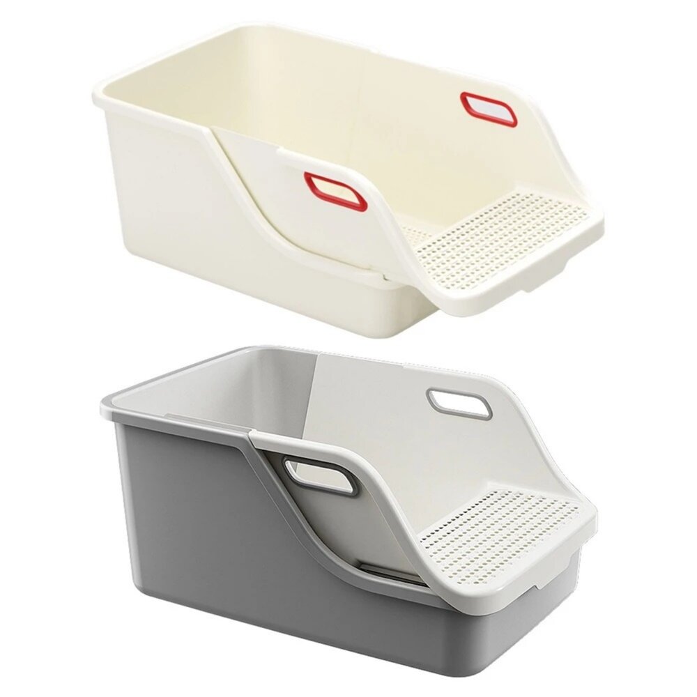 UrbanPaw 一鏟淨懶人貓砂盆|半封閉超大號貓砂盆 懶人貓廁所 防外濺 (幼貓自動貓砂盆)-圖片-1