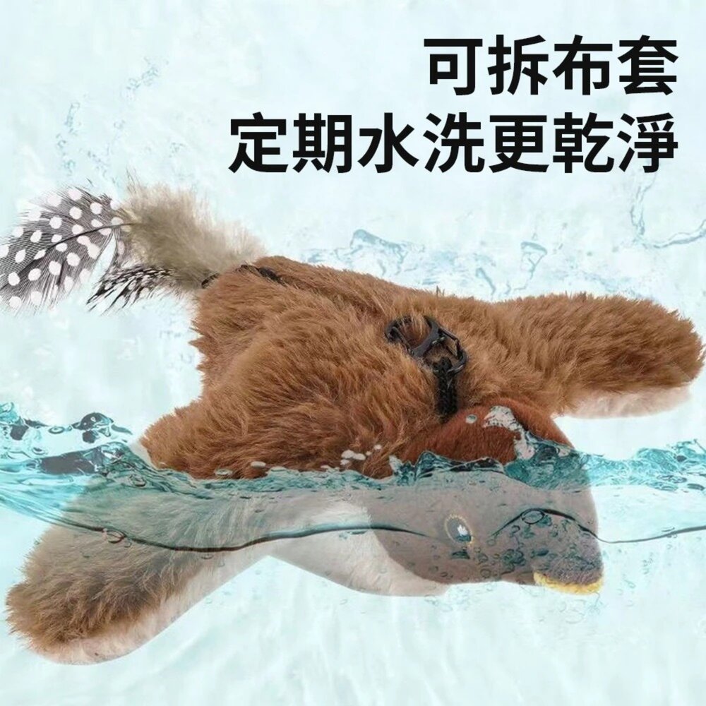 iCat 寵喵樂 貓咪自嗨仿真電動麻雀鳥 (送掛繩+充電線) 寵物玩具 仿真玩具 電動鳥 逗貓 貓玩具『WANG』-圖片-4