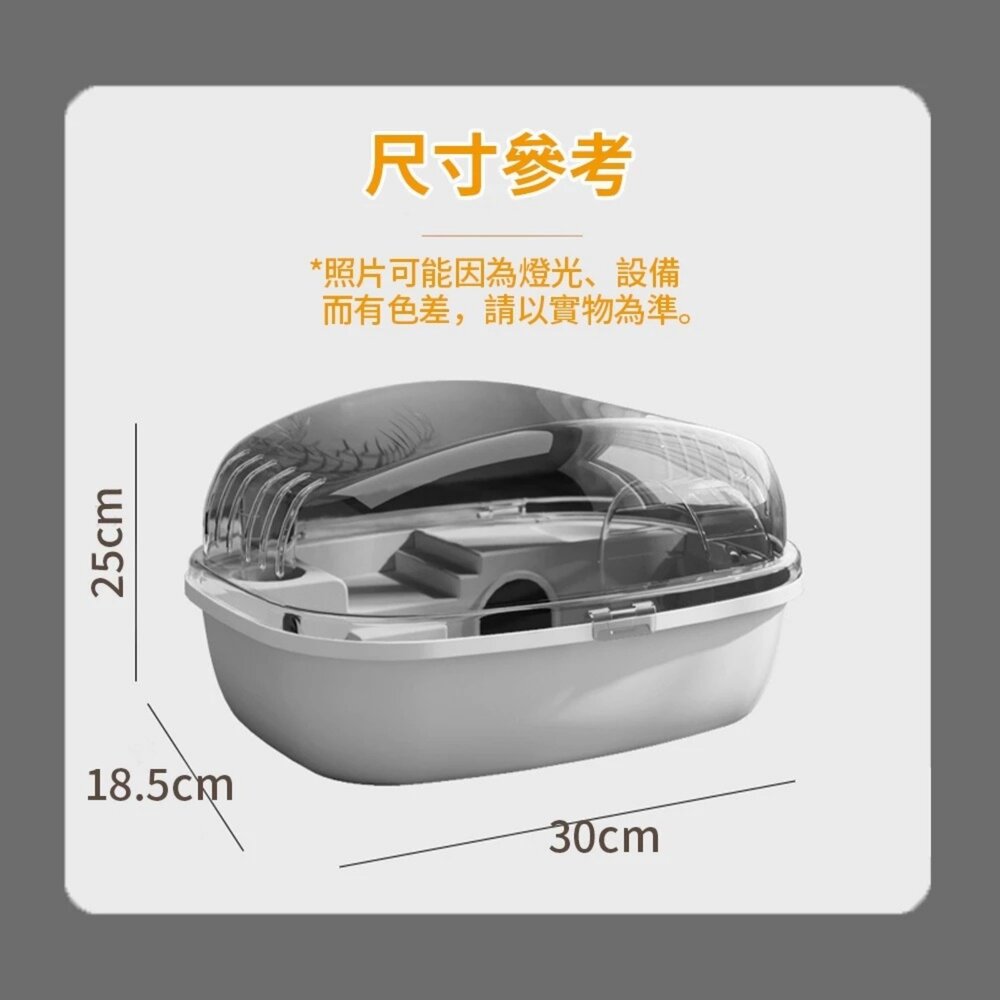iCat 寵喵樂 豪華布丁倉鼠籠 (粉色) 加大空間 房越獄 運動跑輪 餵食餵水 遊戲 倉鼠屋 小動物提籠『WANG』-圖片-7