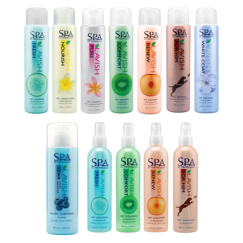 Tropiclean 巧倍麗 SPA系列 草本沐浴精 潤絲精 抗UV寵物香水 水精靈洗面乳『WANG』-圖片-1