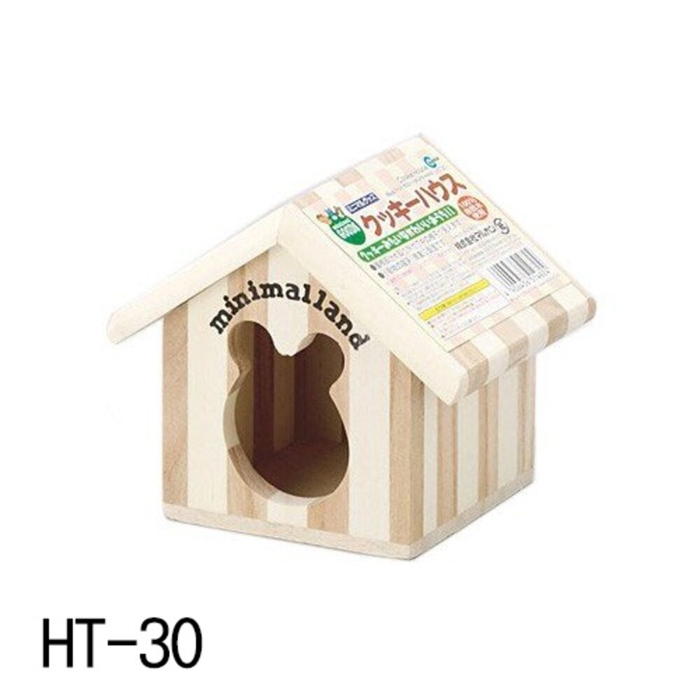 MARUKAN 鼠屋 城堡餐廳 小木屋 屋型飲水架 舒適屋附磨牙玩具座 木製組裝式套房『WANG』-圖片-7