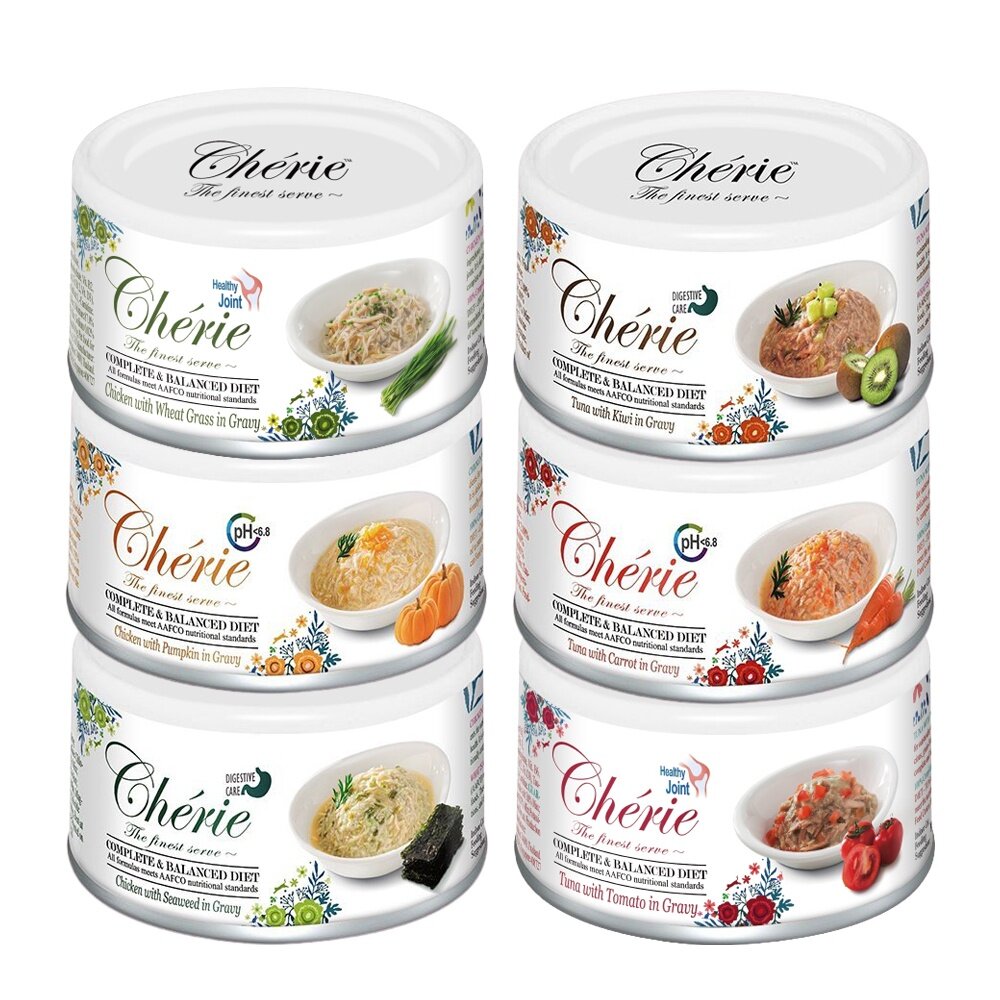 Cherie 法麗 全營養主食貓罐 80g【單罐】皮毛保健 幼貓 慕斯罐 主食貓罐 貓罐頭『WANG』-圖片-7