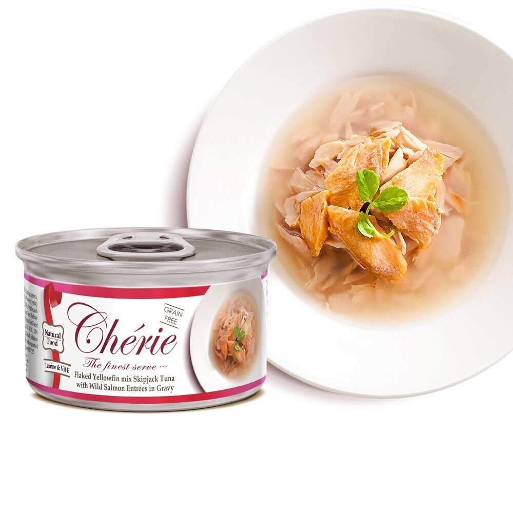 Cherie 法麗 微湯汁全系列80g【單罐】 內貓排毛配方 添加湯汁補水 貓湯罐 貓罐頭『WANG』-圖片-6